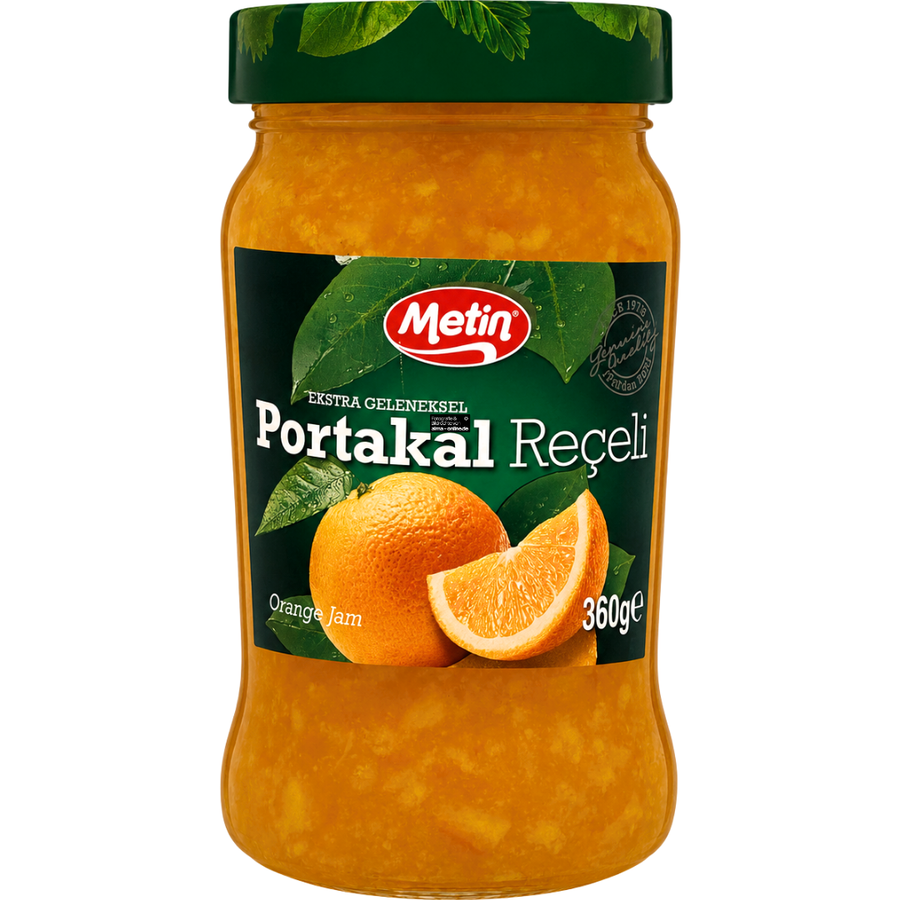Metin Portakal Receli - Orangenmarmelade 360g