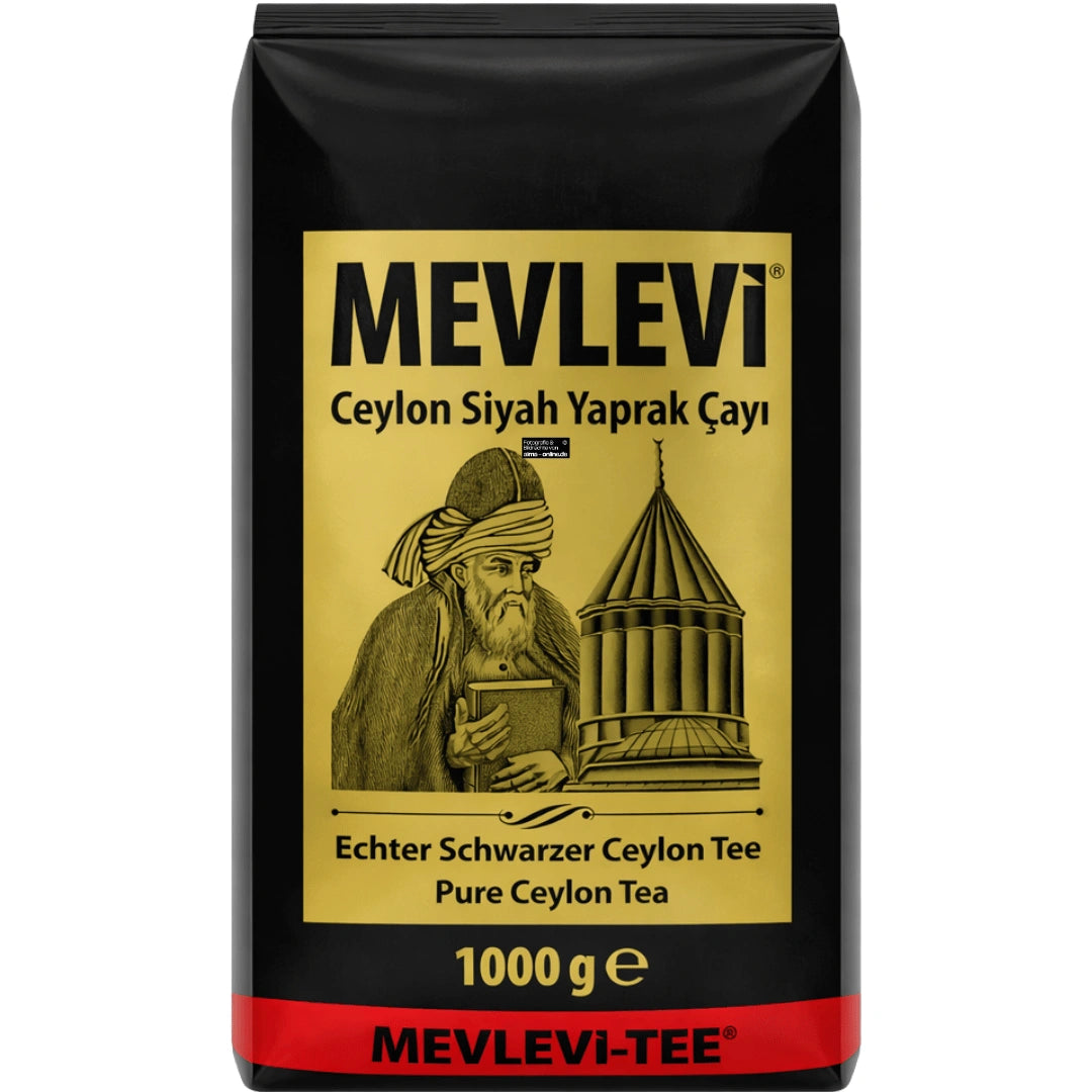 Mevlevi - Echter Schwarzer Ceylon Tee, Ceylon Siyah Yaprak Çayı 1000g