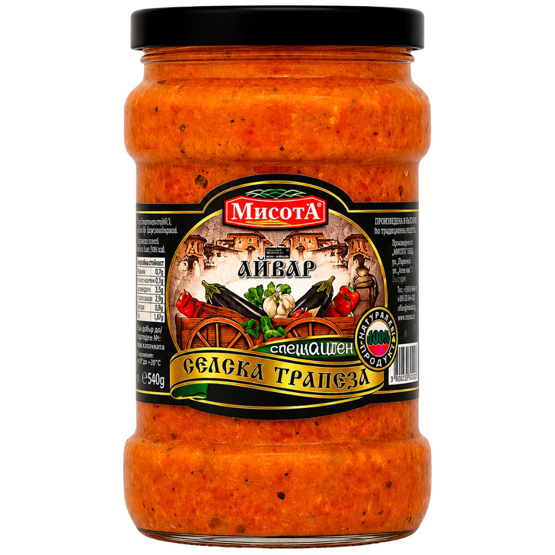 Misota - Aivar Paprikazubereitung mit Auberginen 310g