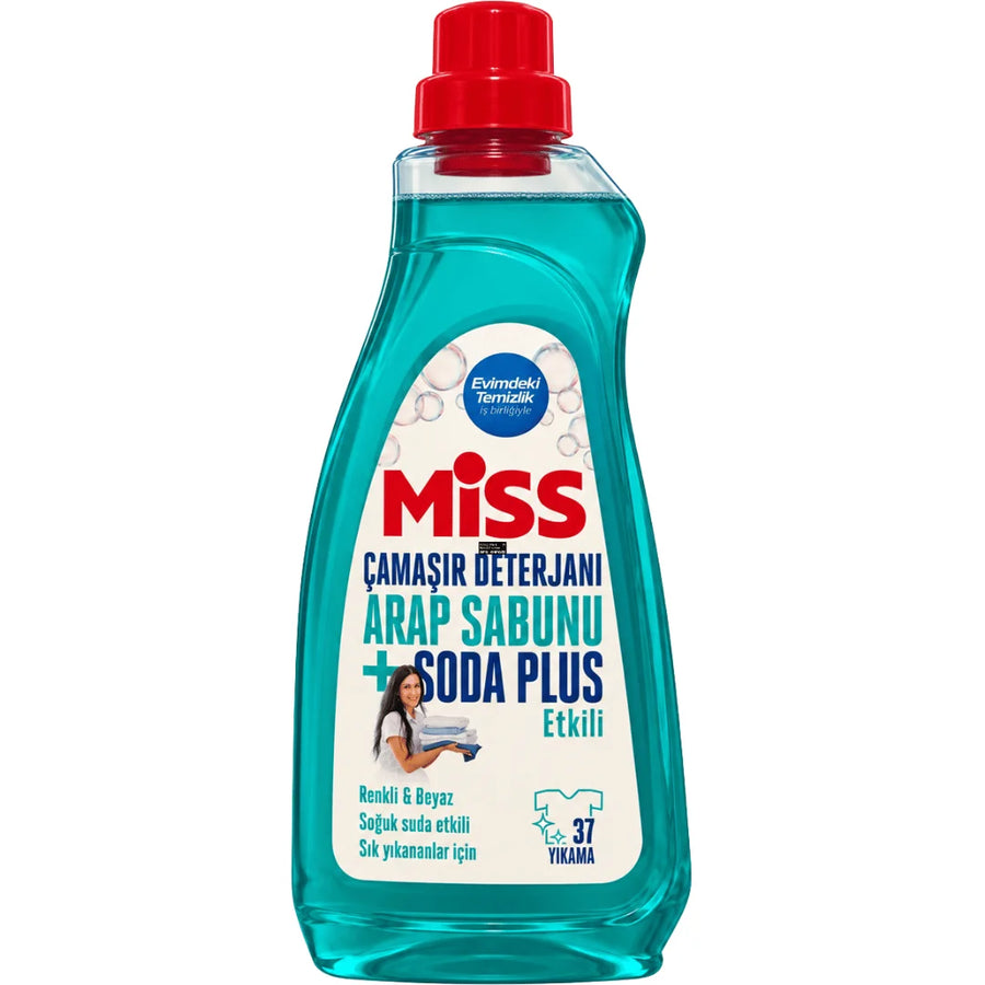 Miss - Flüssigwaschmittel mit Schmierseife & Soda 1,5L