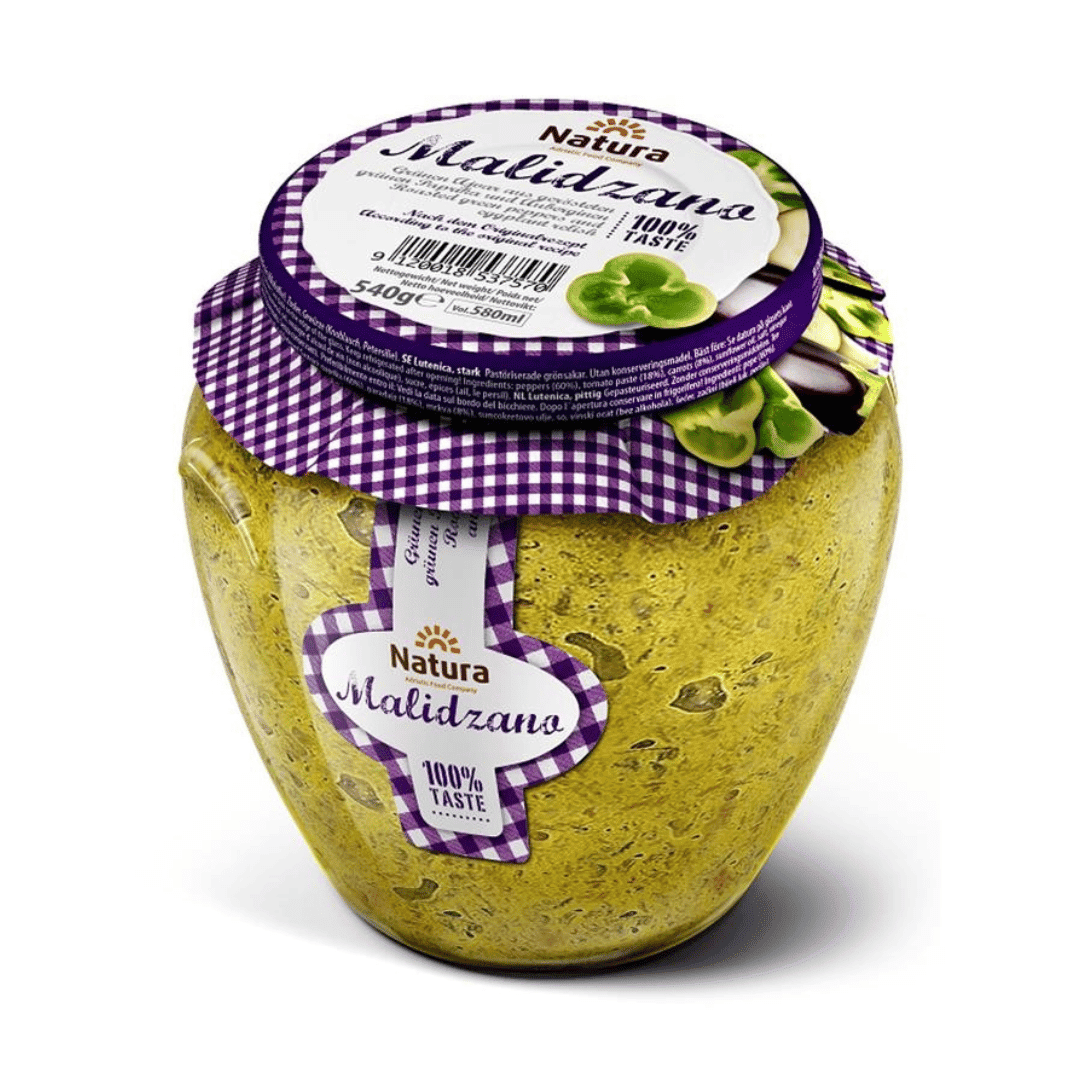 Natura Malidzano Grüner Ajvar 540g