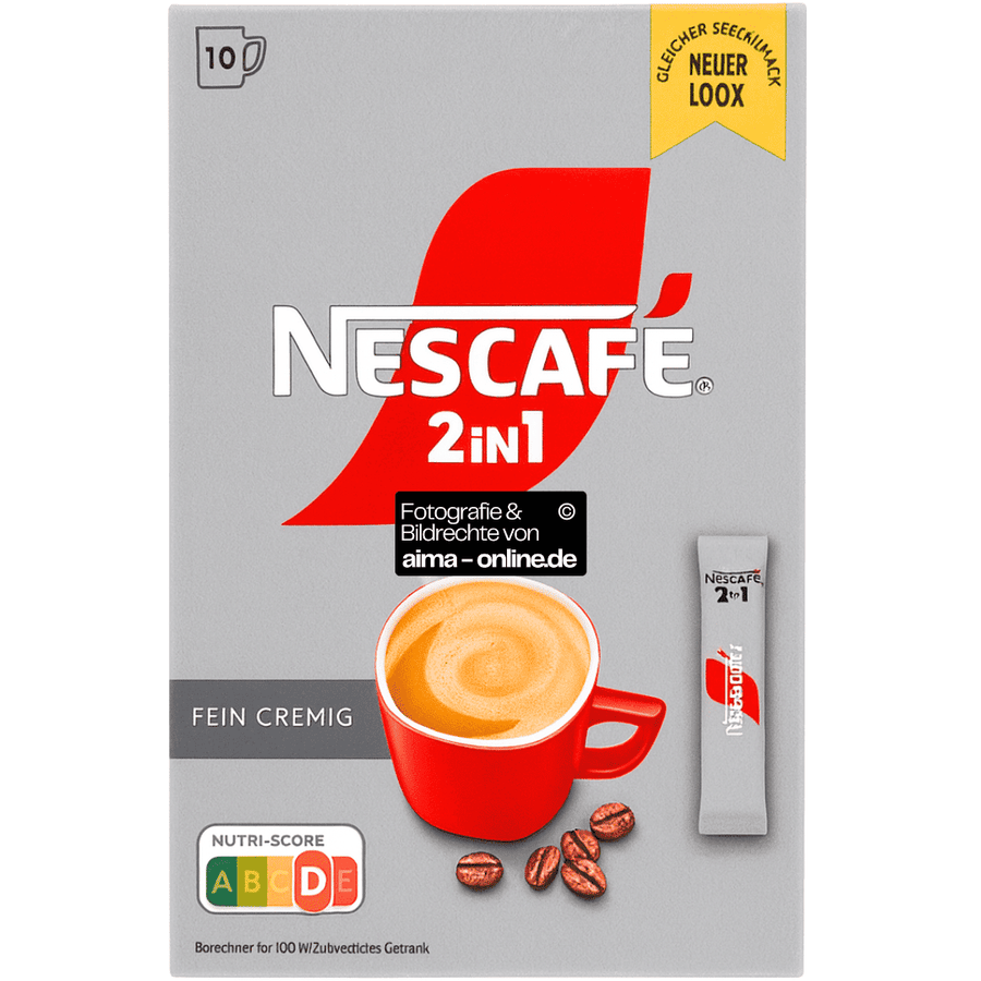 Nescafe - 2 in 1 Fein Cremig 10x8g