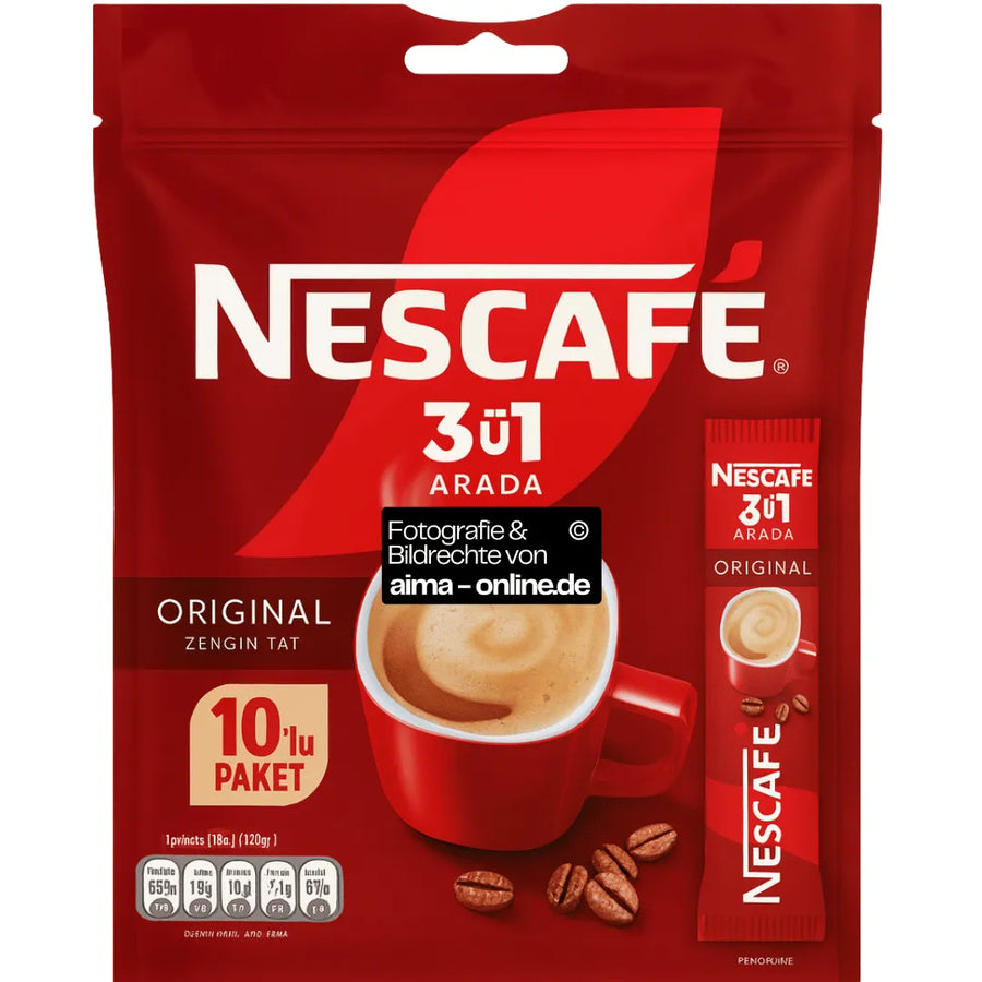 Nescafe - 3 in 1 Fein Cremig 10x16,5g