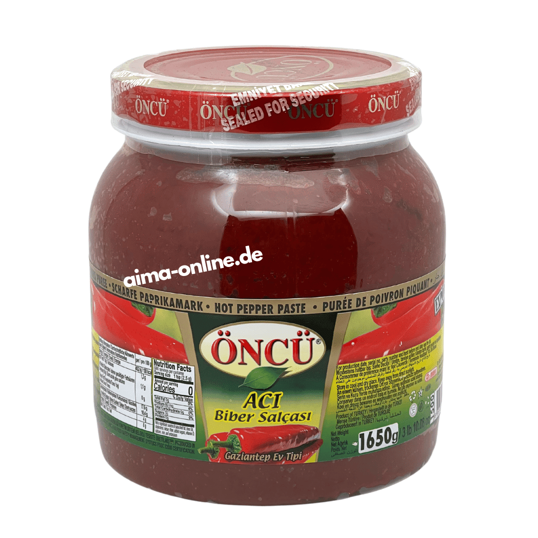 Öncü Acıbiber Salçası - acı biber posası 1650gr