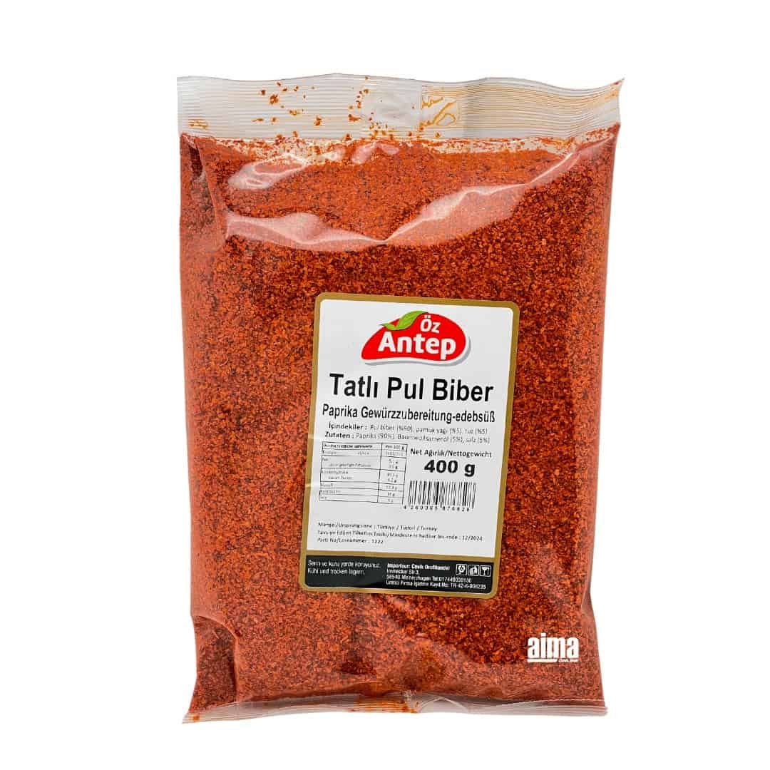 Öz Antep Tatlı Pul Biber - tatlı biber 400gr