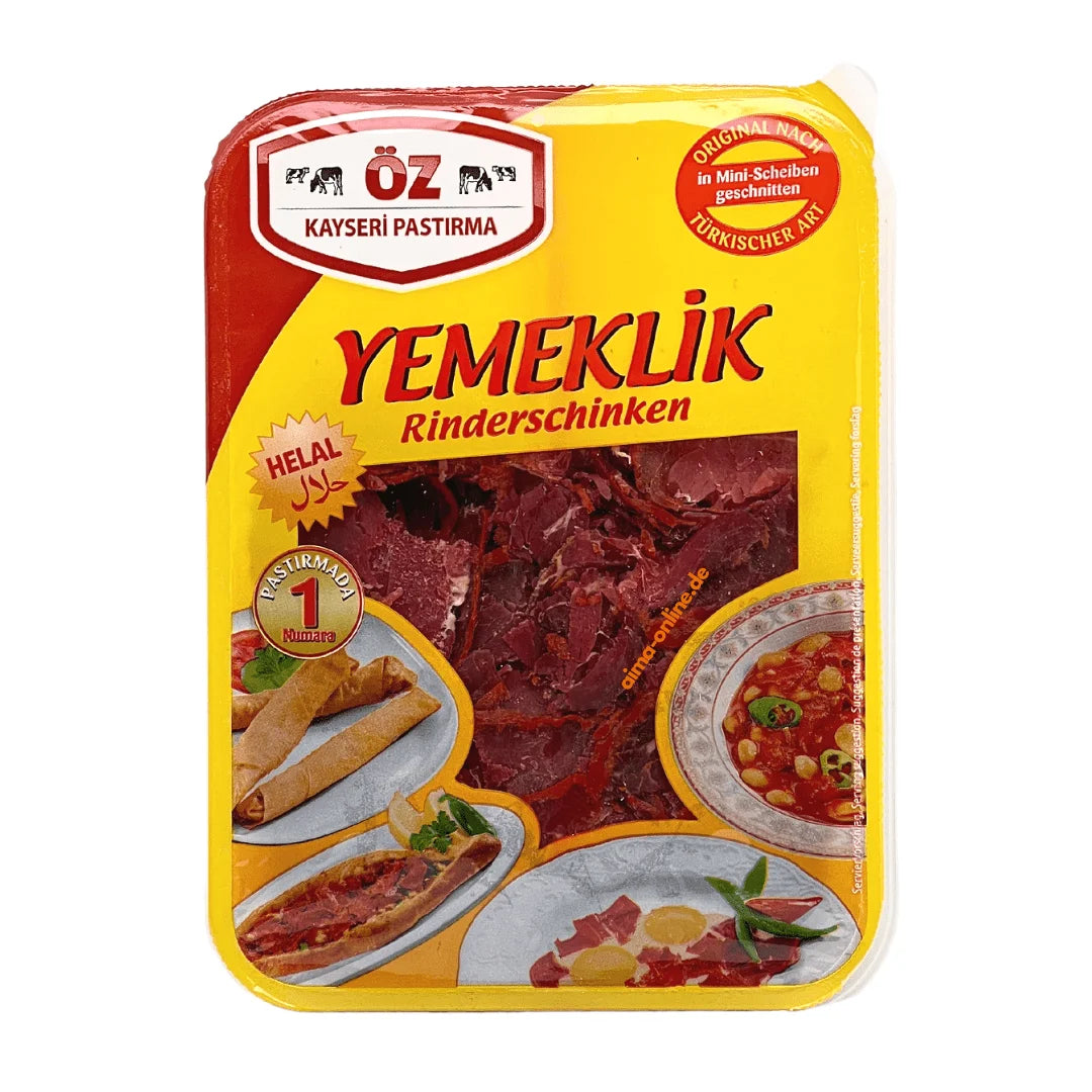 Öz Kayseri Pastırma Yemeklik Dana Jambon 200gr