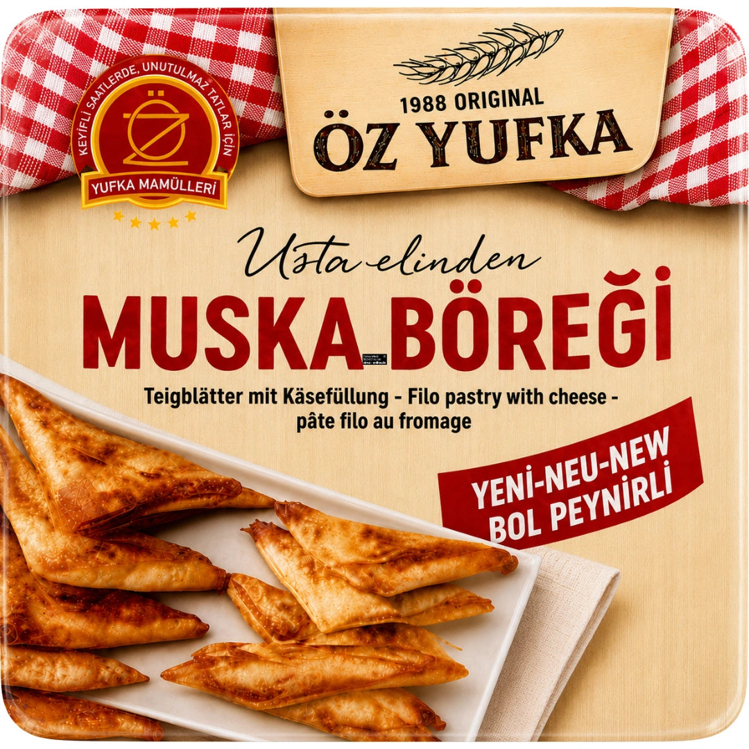 Öz Yufka Muska Böregi Teigblätter mit Käsefüllung 400g
