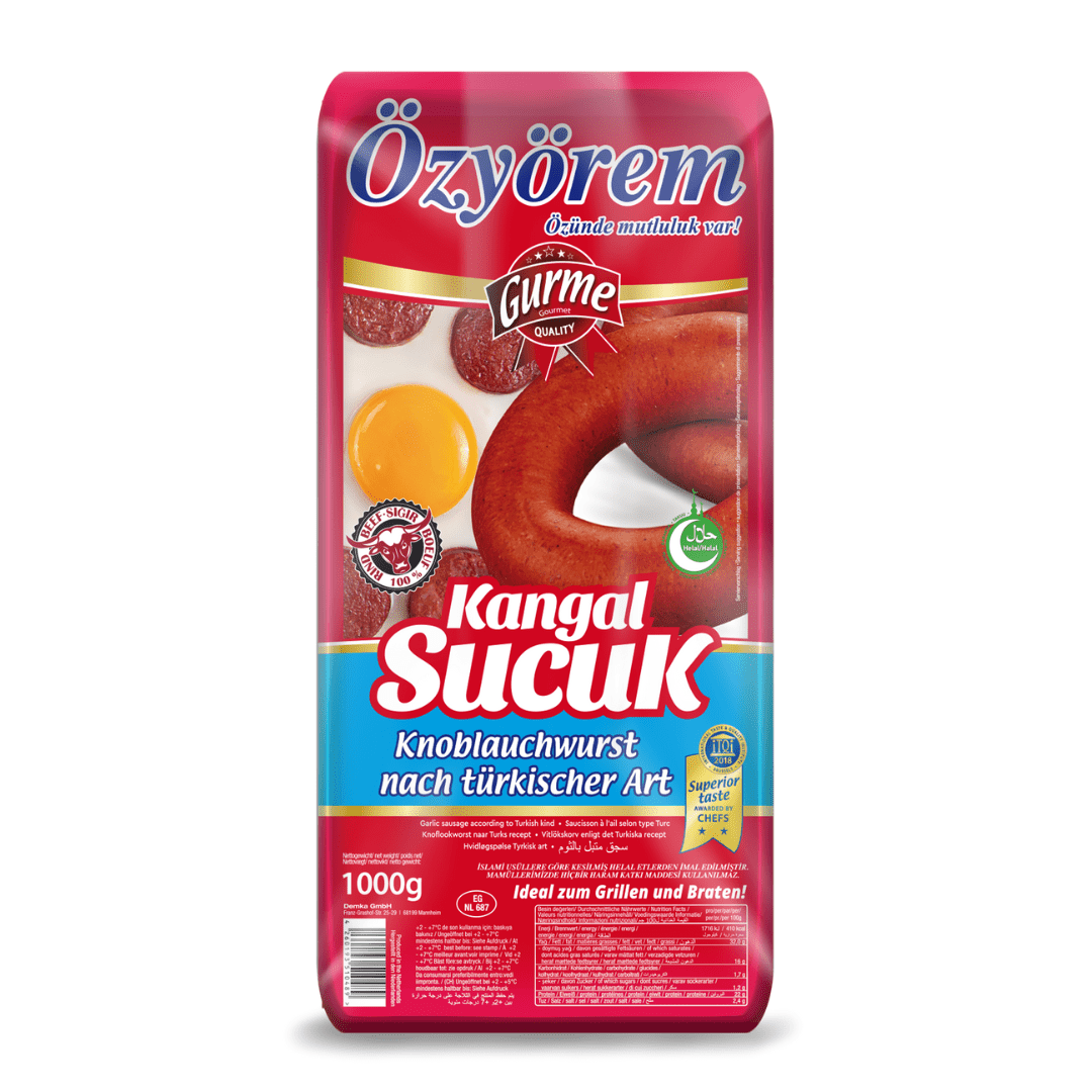 Özyörem Kangal Sucuk Knoblauchwurst 1000g