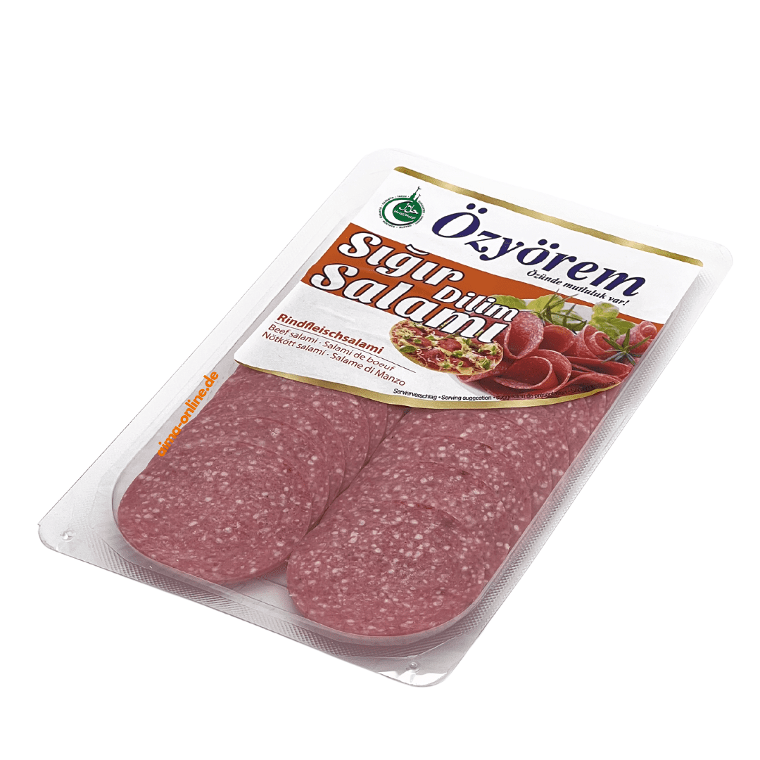 Özyörem Sigir Salam Rindfleischsalami 80g