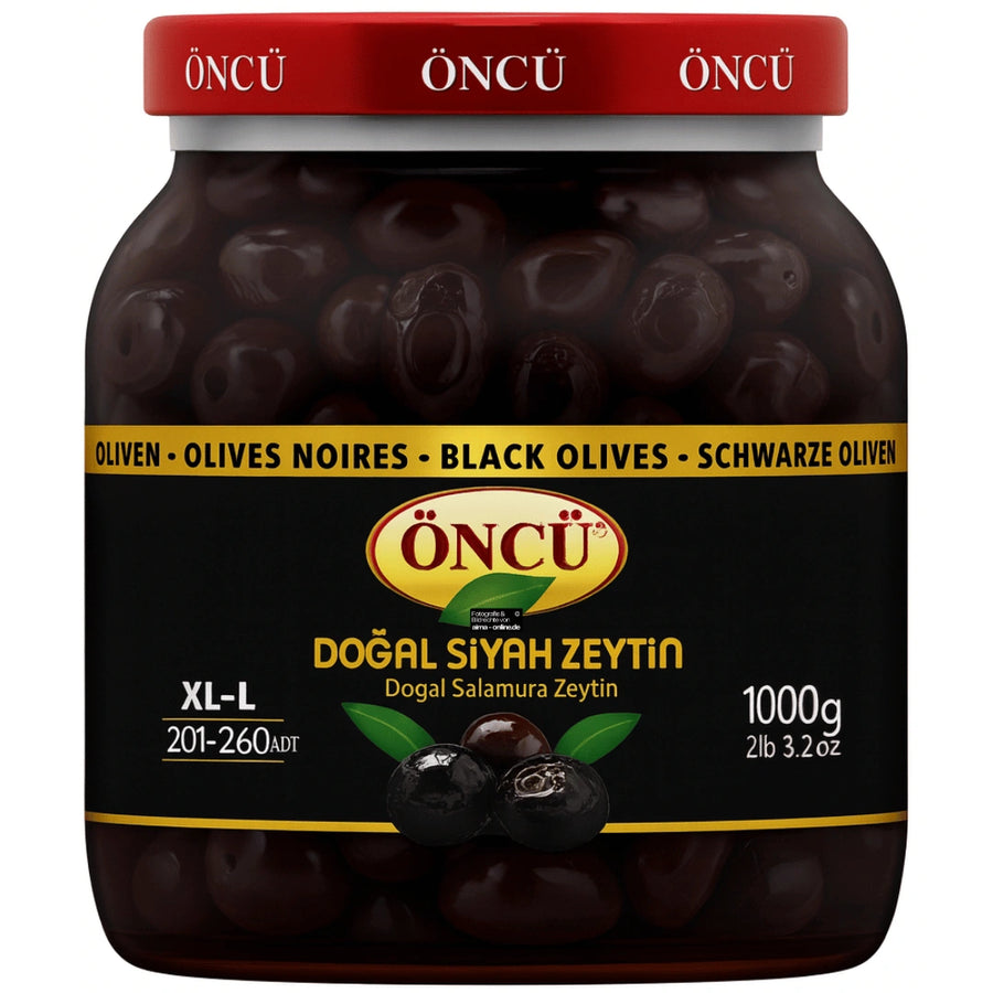 Öncü - Dogal Siyah Zeytin, Schwarze Oliven 1000g