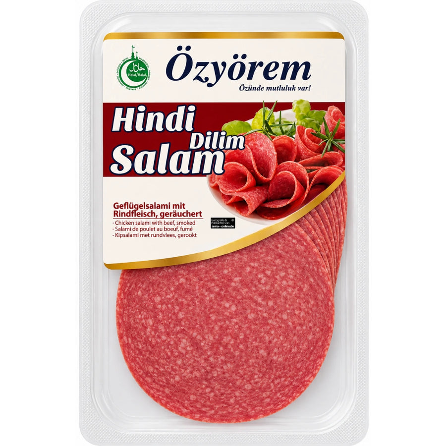 Özyörem - Geflügelsalami mit Rindfleisch, geräuchert 150g