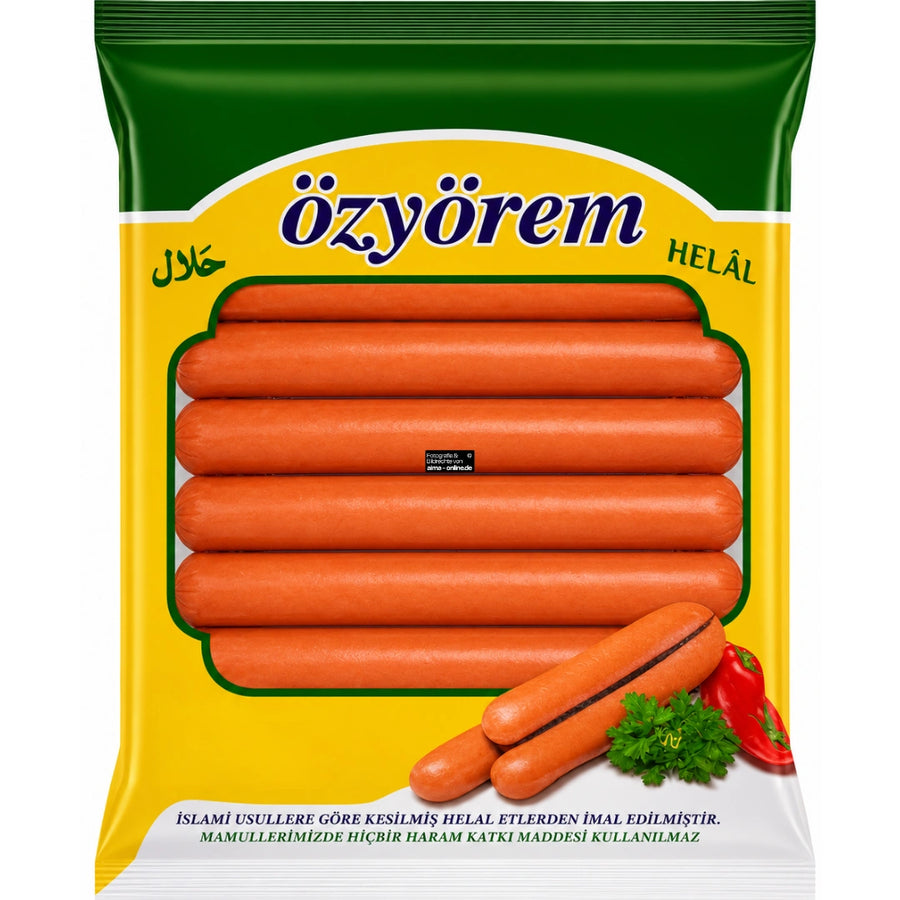 Özyörem - Geflügel-Knackwurst mit Rindfleisch (Sade Sosis) 500g