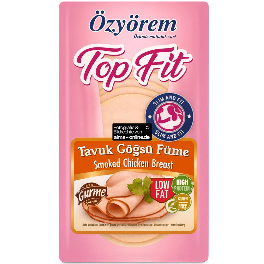 Özyörem - Top Fit Hahnchenbelag Aus Fein Zerkleinertem, Tavuk Gögsü Füme 100g