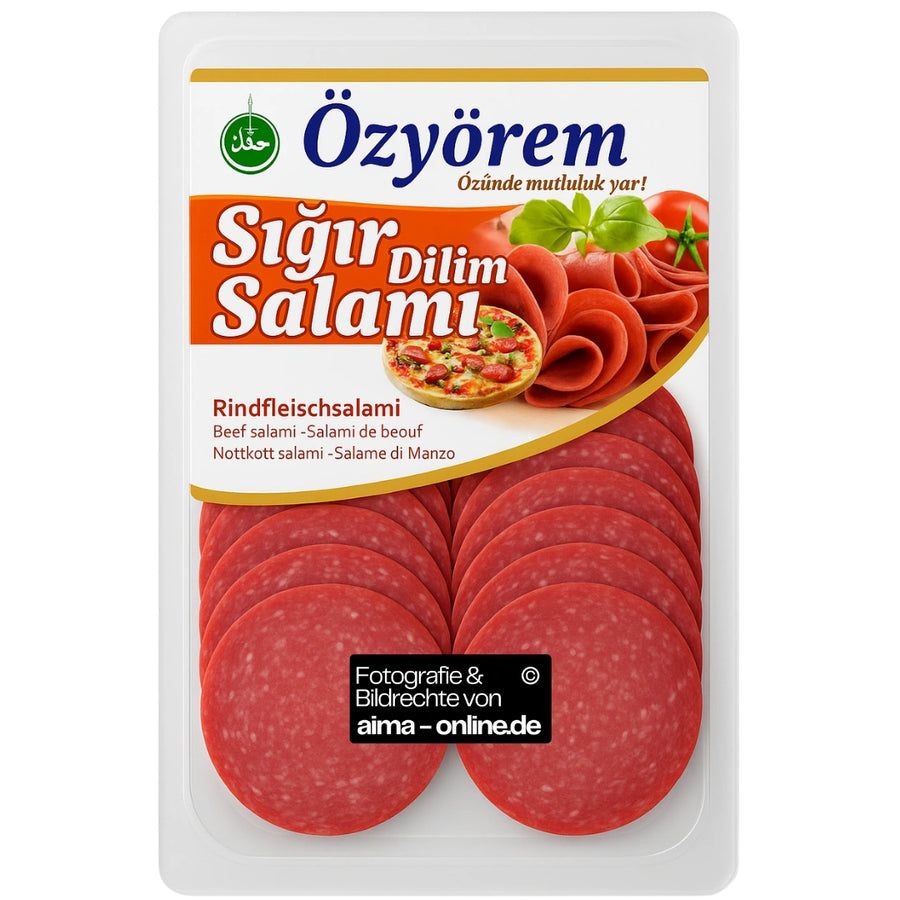 Özyörem Sigir Salam Rindfleischsalami 80g