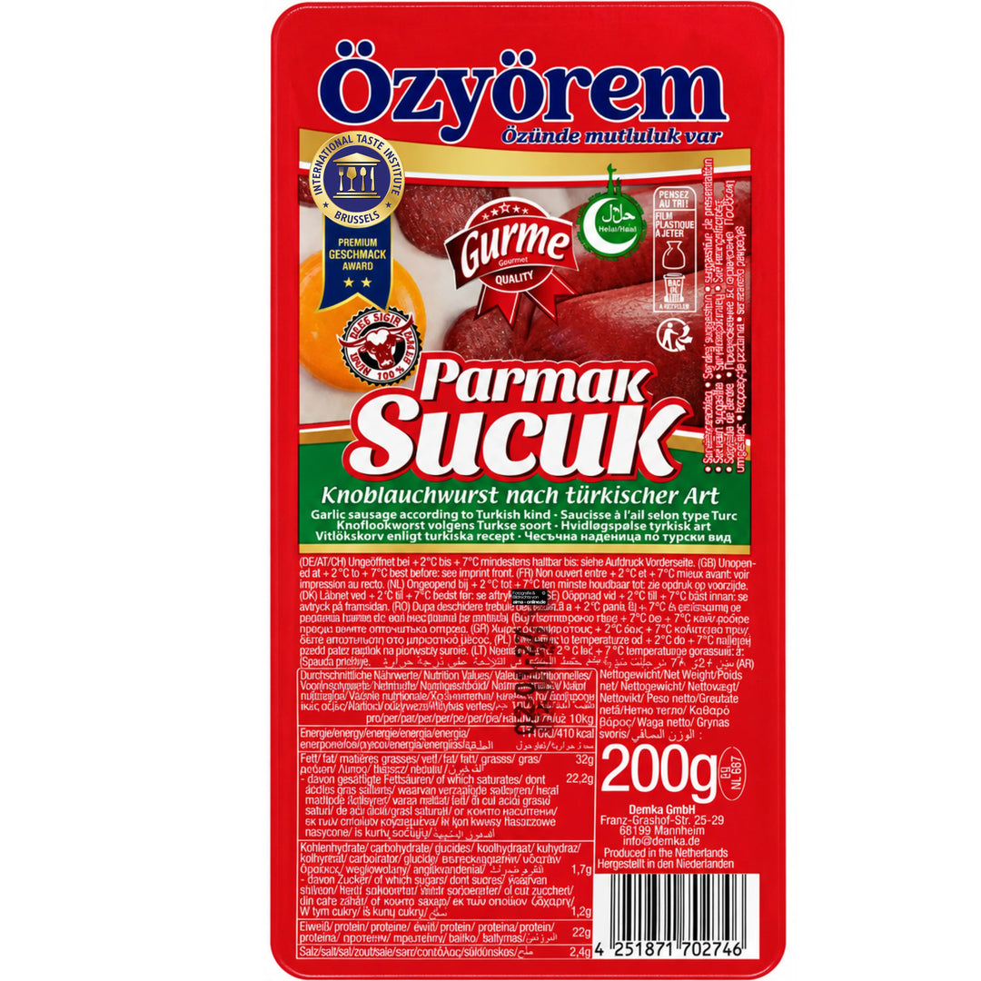 Özyörem - Gurme Parmak Sucuk, Knoblauchwurst nach türkischer Art 200g
