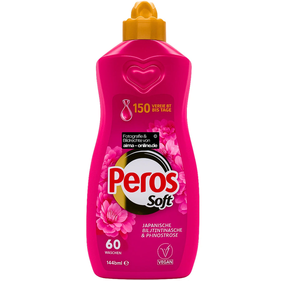 Peros Soft - Weichspüler Japanische Blütenkirsche & Pfingstrose 1440ml