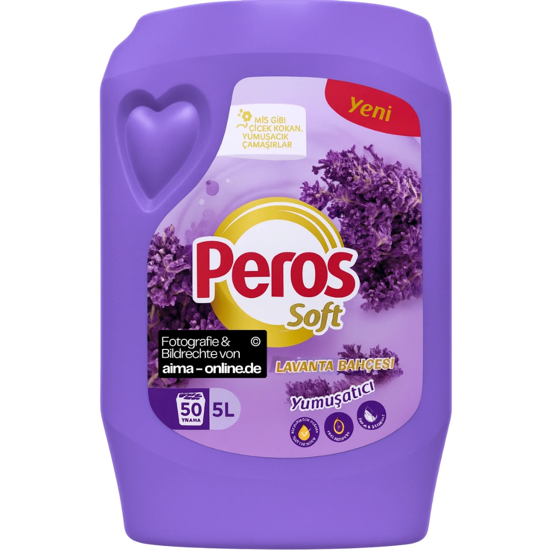 Peros Soft - Weichspüler mit Lavendel, Lavanta Bahcesi Yumusatici 5L