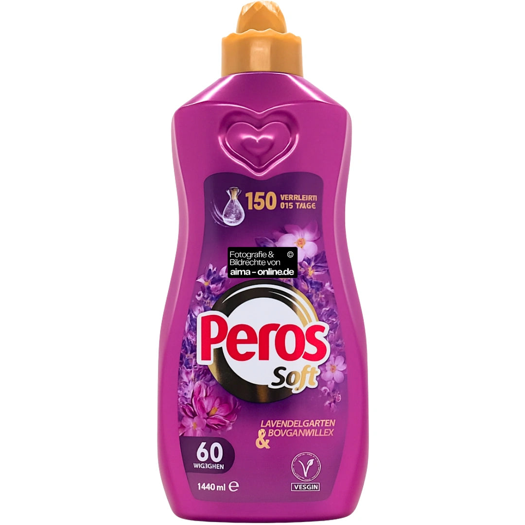 Peros Soft - Weichspüler Lavendelgarten und Drillingsblume 1440ml