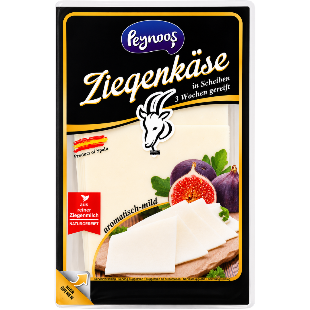 Peynoos Ziegenkäse in Scheiben 100g

