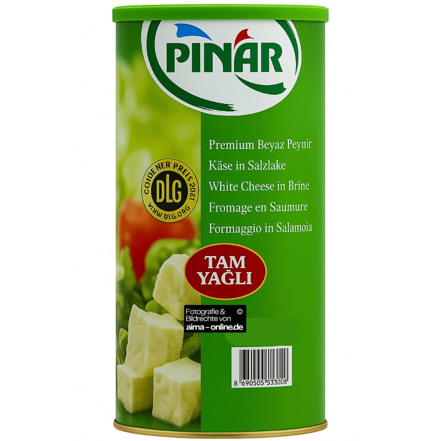 Pinar - Premium Weiß Käse in Salzlake Vollfett , Premium Beyaz Peynir Tam Yagli 1500g