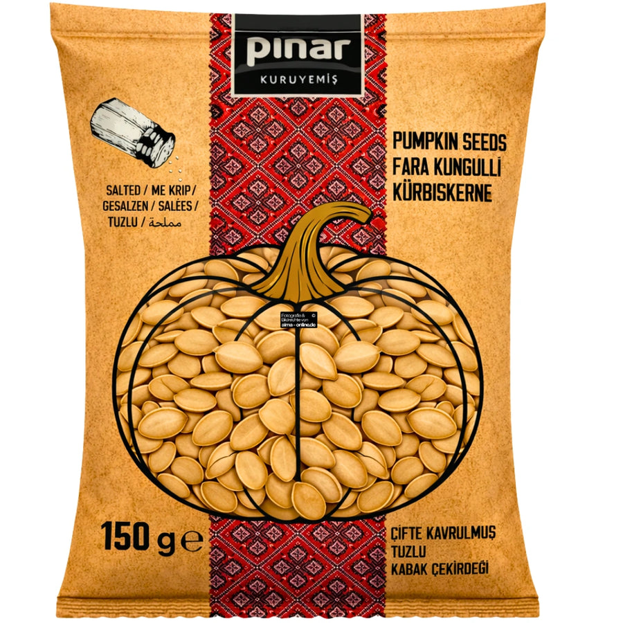 Pinar Kuruyemis - Doppelt geröstete & gesalzene Kürbiskerne 150g