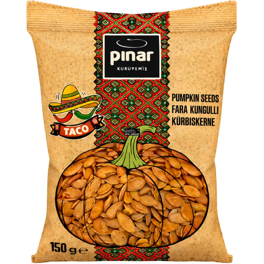 Pinar Kuruyemis - Kürbiskerne mit Taco-Geschmack 150g