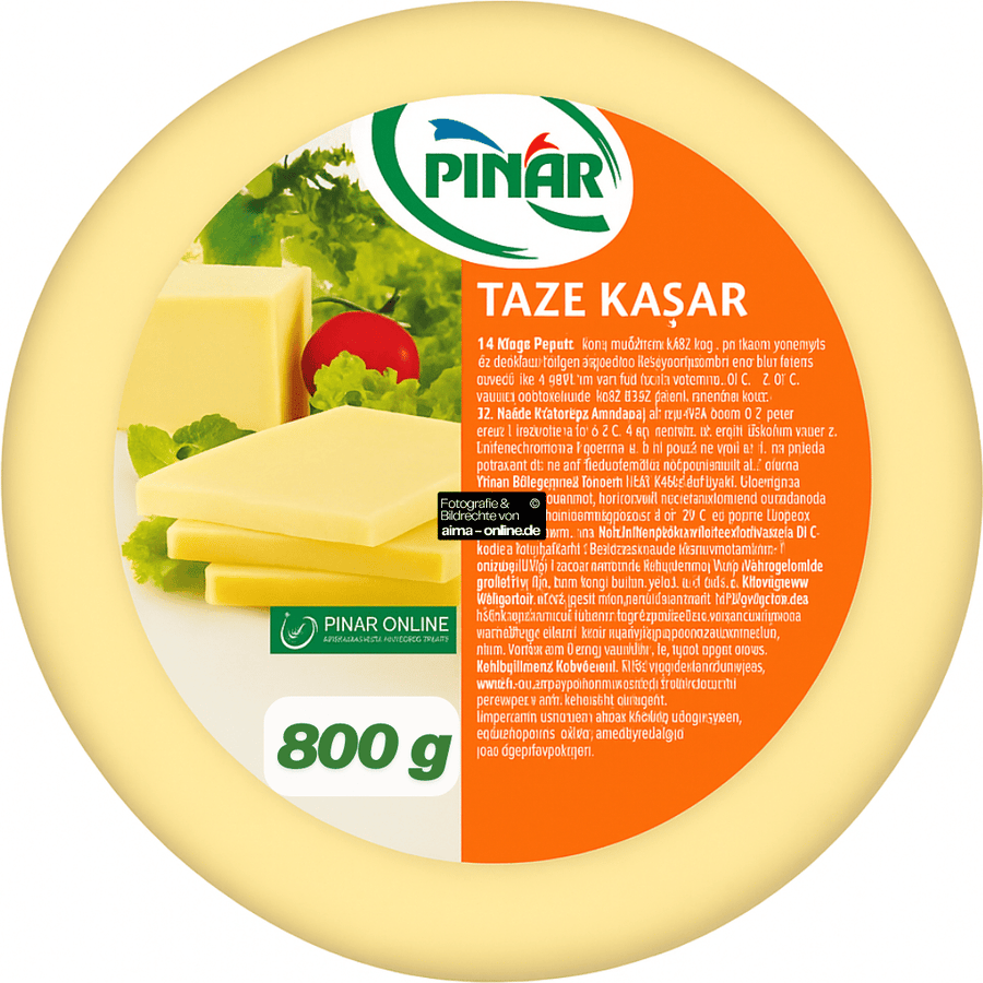 Pinar - Halbfester Schnittkäse (Kashkaval), Taze Kasar Peyniri 800g