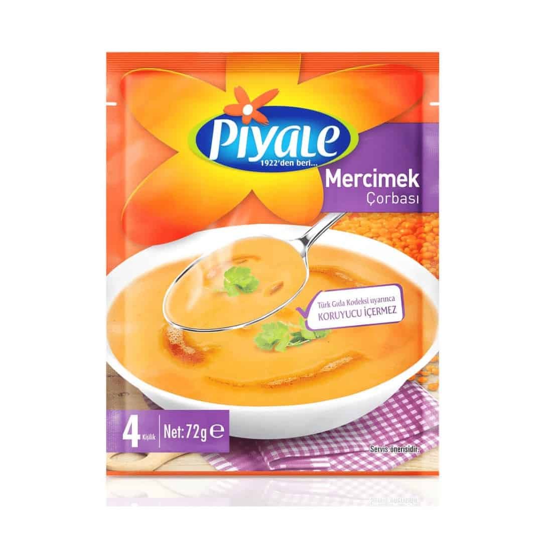 Piyale Mercimek Çorbası - Mercimek Çorbası 72gr