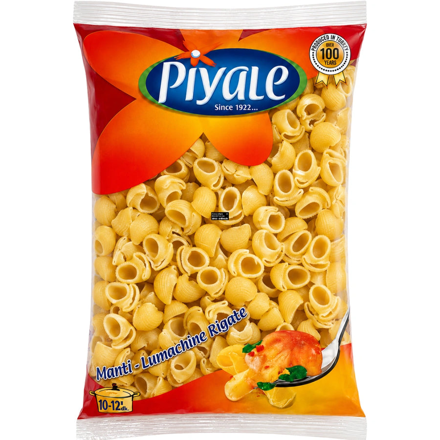 Piyale Manti - Lumachine Rigate 500g