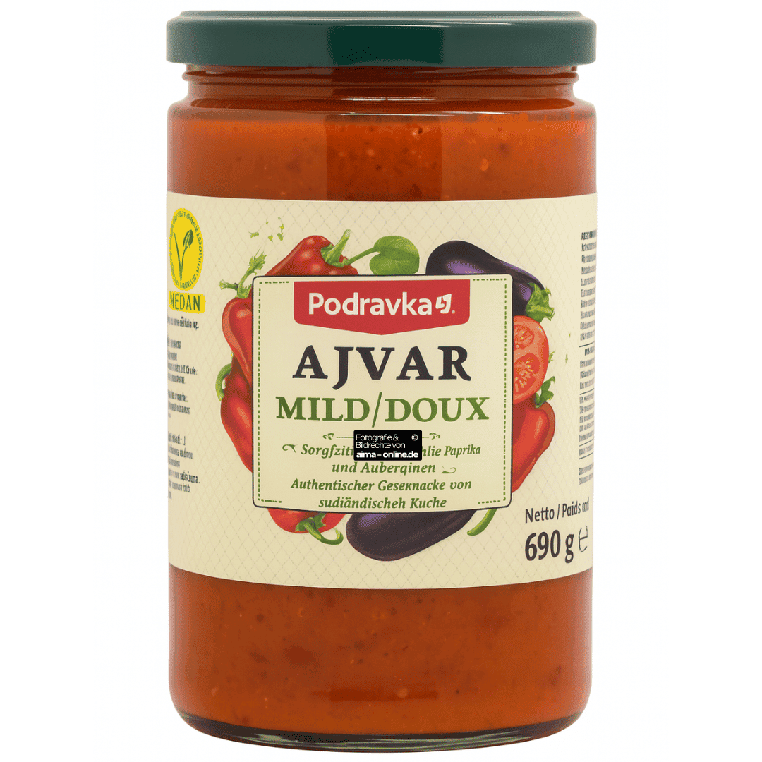 Ajvar in Mild von Podravka