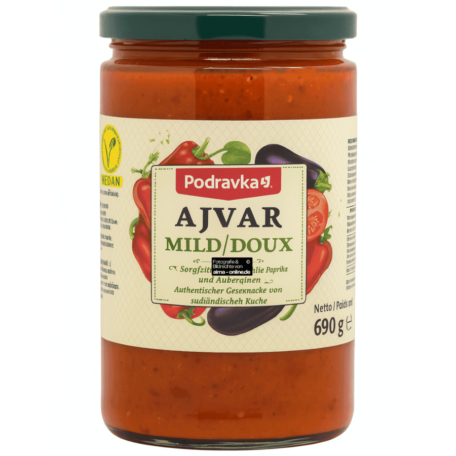 Ajvar in Mild von Podravka
