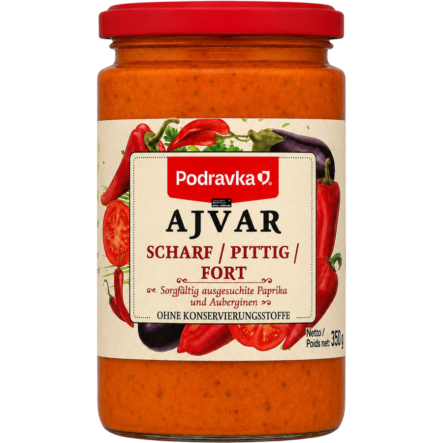 Podravka - Ajvar scharf 350g