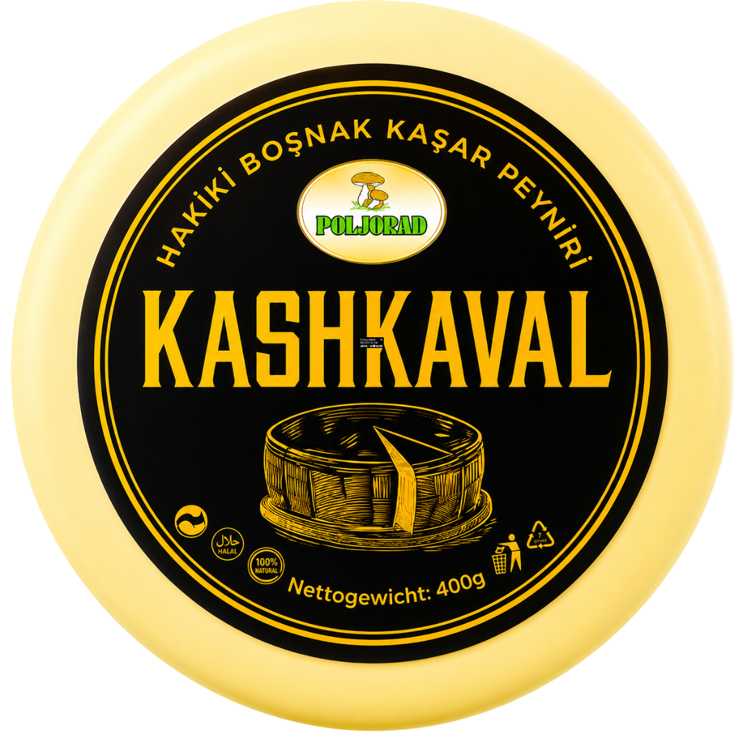 Poljorad - Original Bosnischer Kashkaval, Hakiki Bosnak Kasar Peyniri 400g