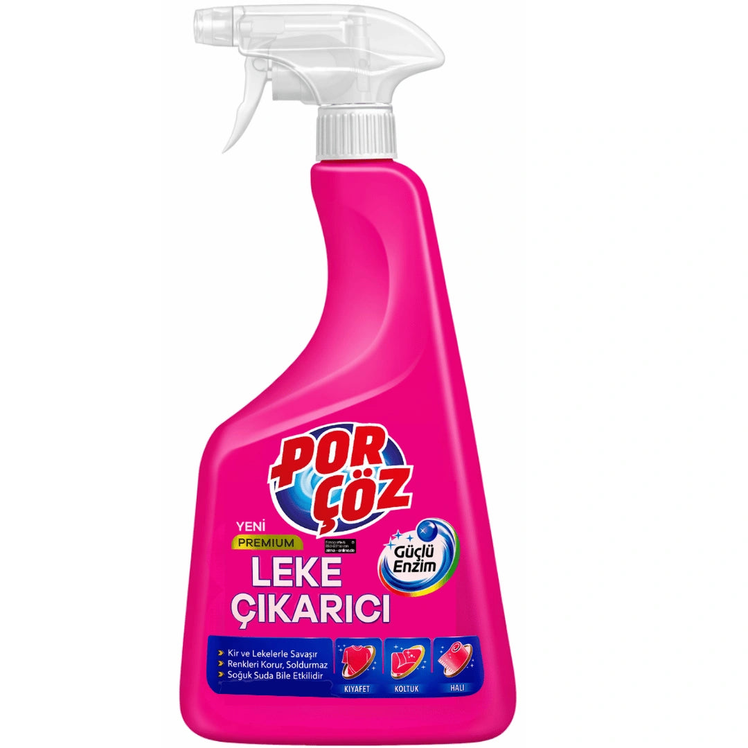 Porçöz - Premium Fleckenentferner Spray, Leke Çıkarıcı Sprey 750 ml