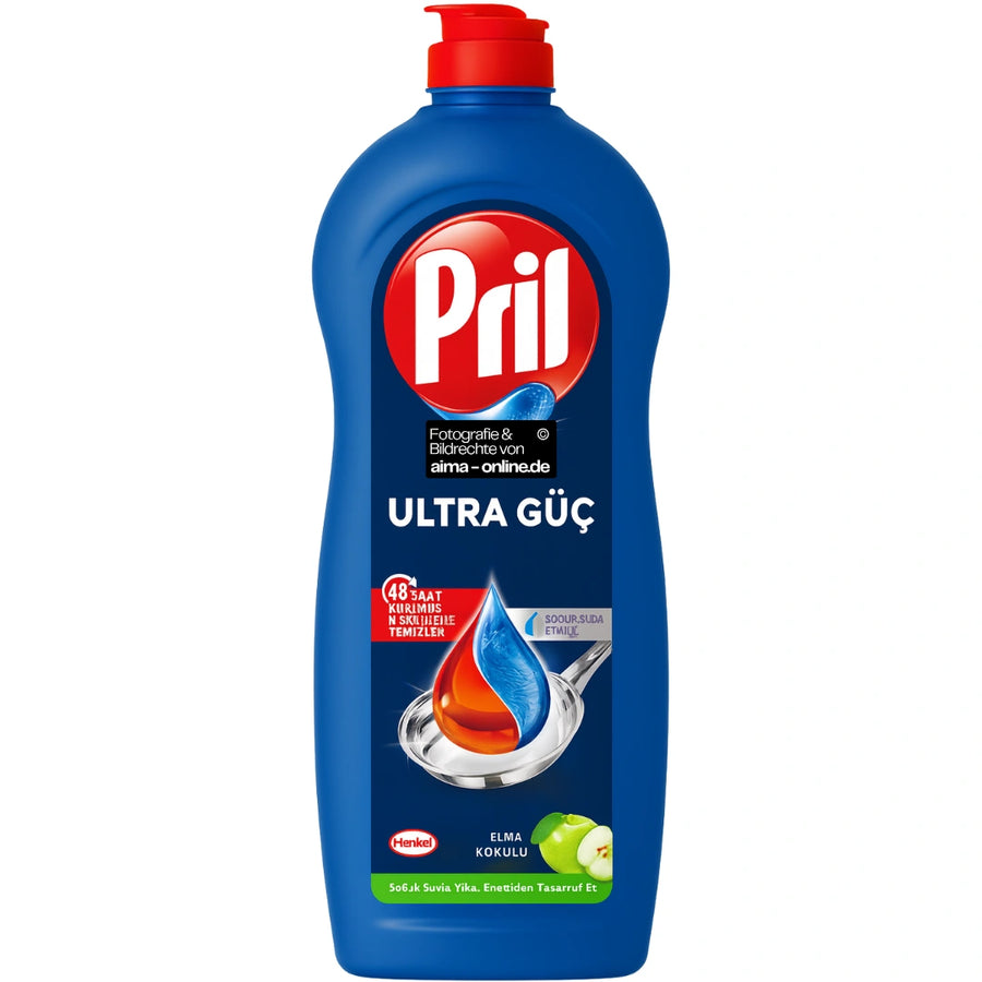 Pril - Apfelduftende Flüssiges Geschirrspülmittel, Elma Kokulu Sivi Bulasik Deterjani 675ml