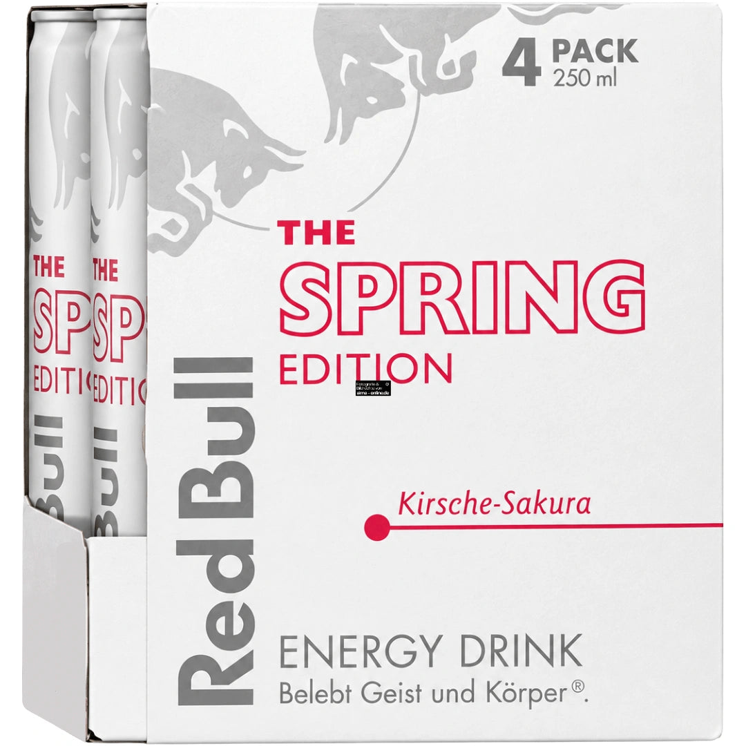 Red Bull - The Spring Edition Energy Drink Kirsche-Sakura 4×250ml