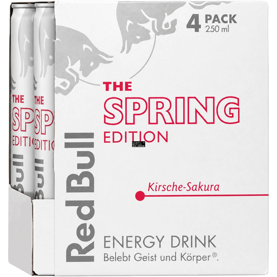 Red Bull - The Spring Edition Energy Drink Kirsche-Sakura 4×250ml