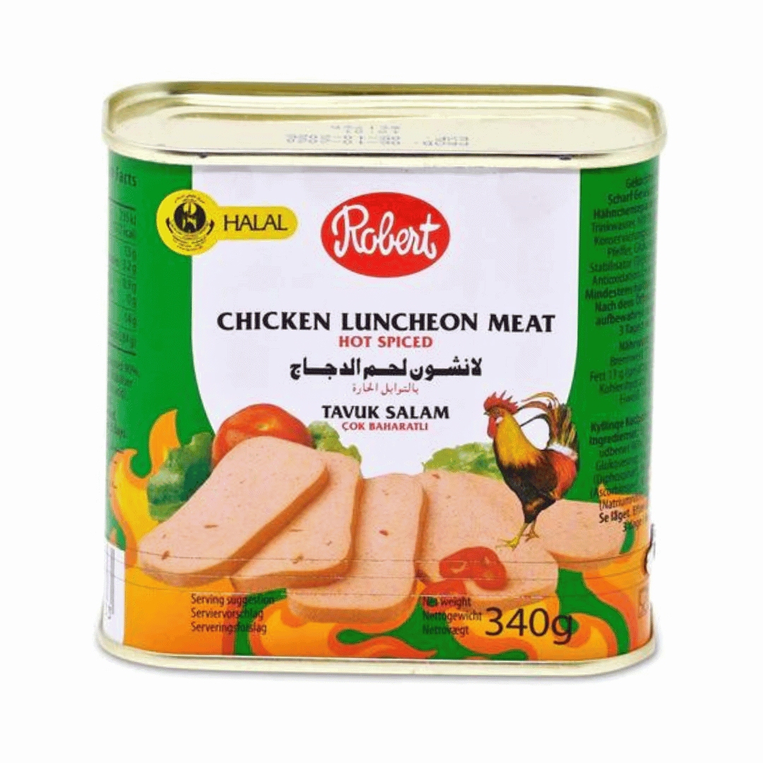 Robert Chicken Luncheon Meat Hot Spiced - Tavuk Salami Cok Bahartli 340g