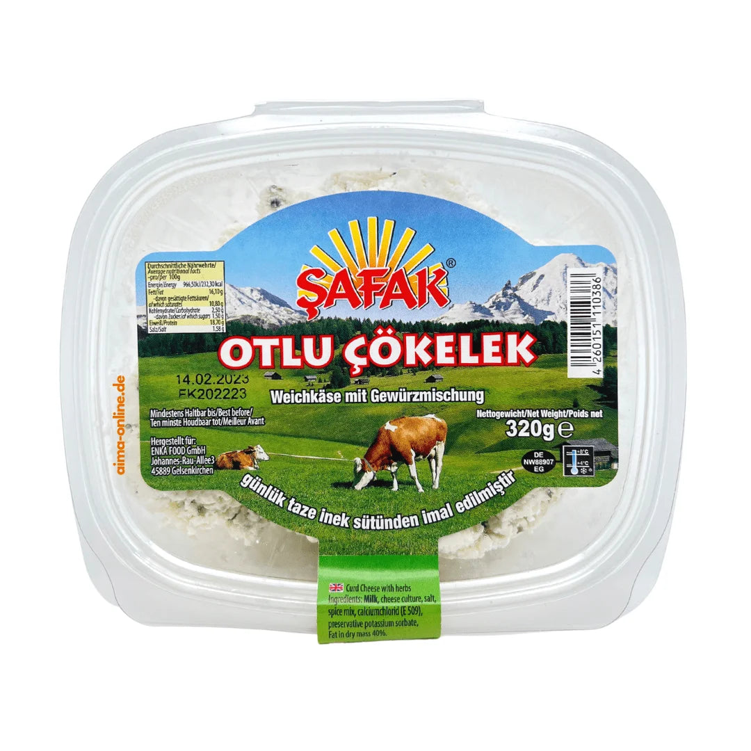 Safak Otlu Çökelek Weichkäse mit Gewürzmischung 300g