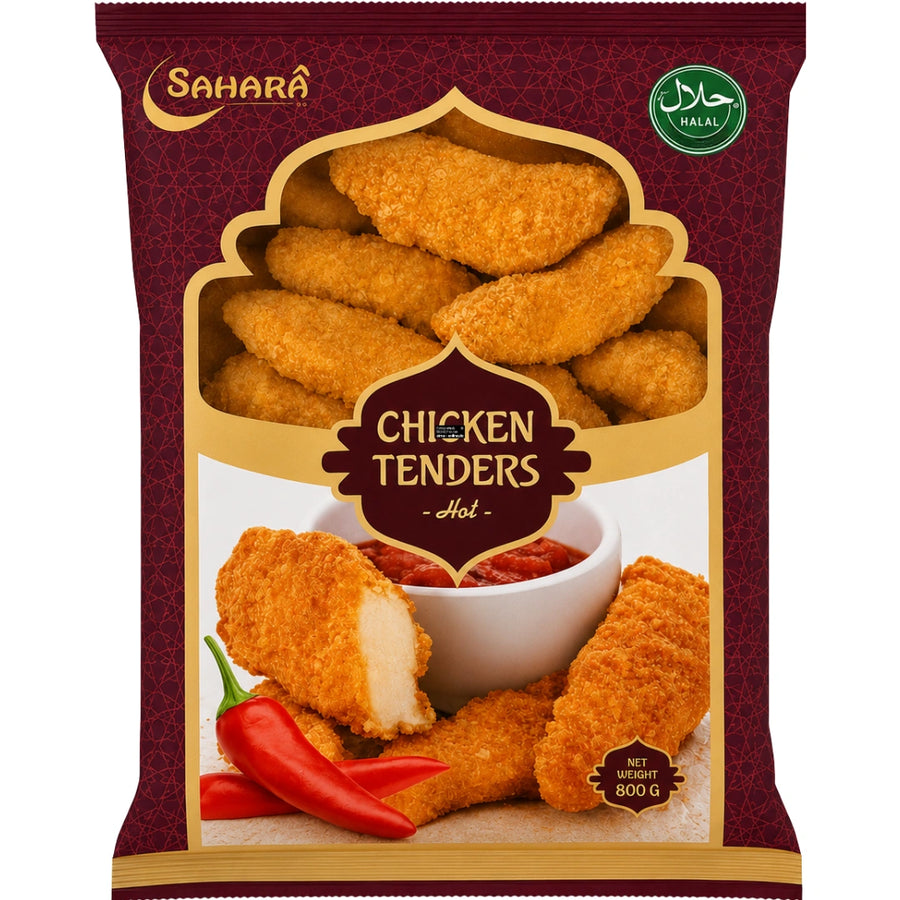 Sahara Hot Chicken Tenders - Scharfe Hähnchen Tenders 800g