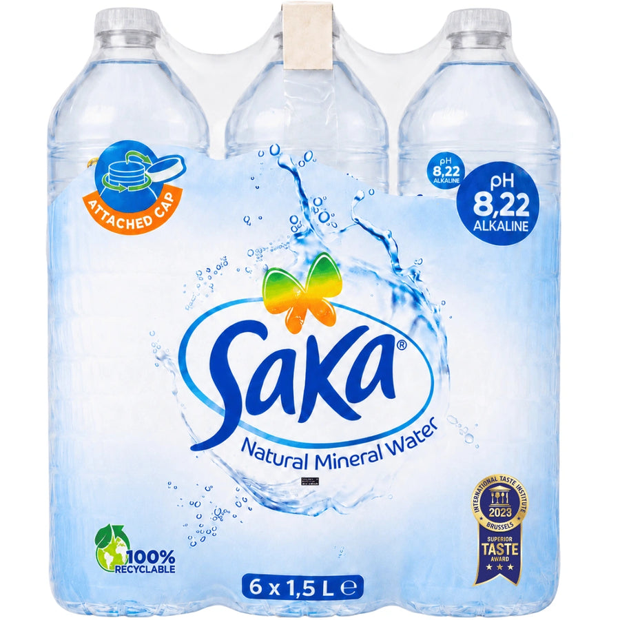 Saka - Natürliches Mineralwasser still 6x1,5L