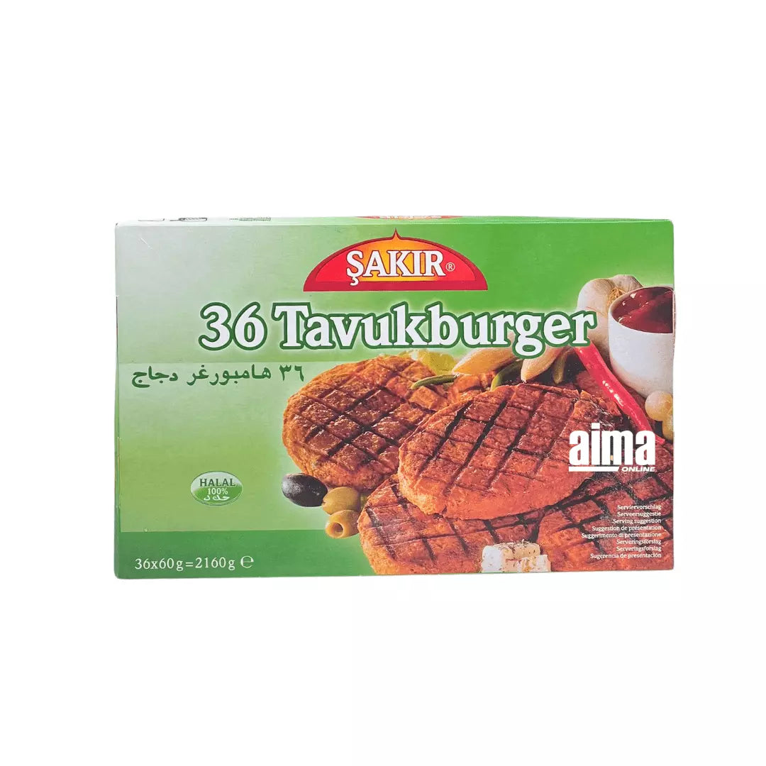 Şakir 36 Tavuk Burger - 36 Tavuk Burger 2160gr