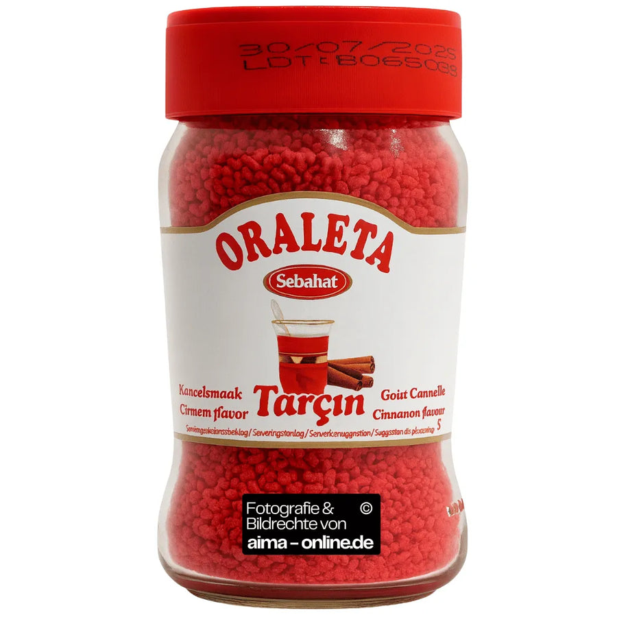 Sebahat - Oraleta Instantgetränk (Granulat) mit Zimptgeschmack, Tarcinli Oralet 220g