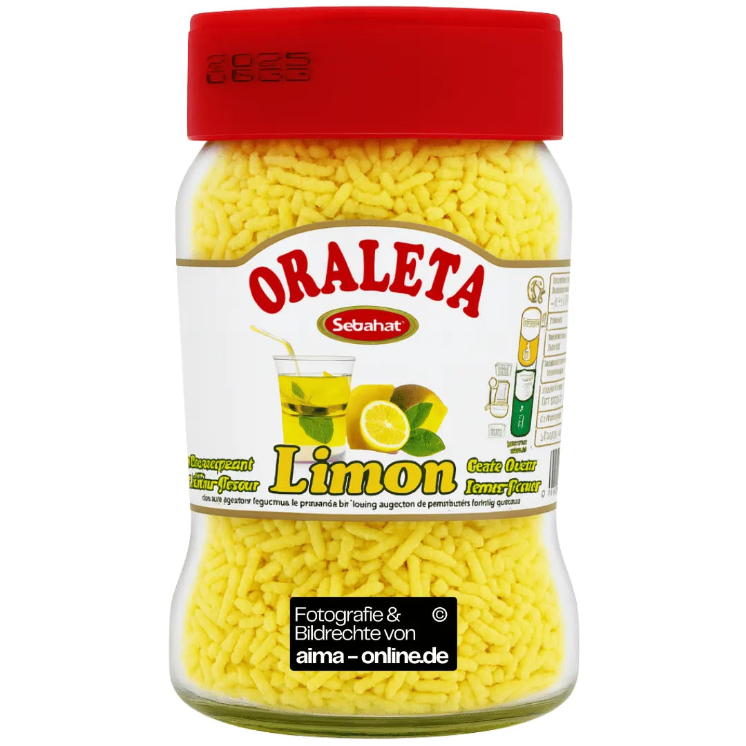 Sebahat - Oraleta Instantgetränk (Granulat) mit Zitronengeschmack, Limonlu Oralet 220g