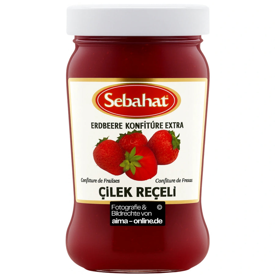 Sebahat - Erdbeere Konfitüre Extra, Ekstra Cilek Receli 360g