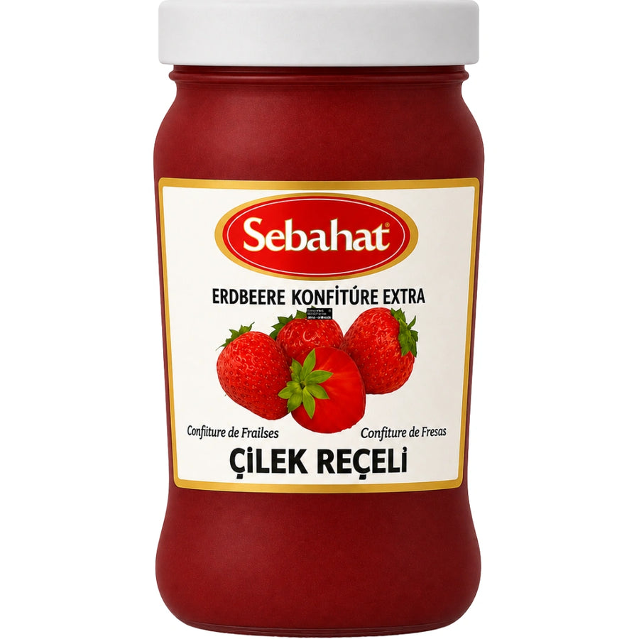Sebahat - Erdbeere Konfitüre Extra, Ekstra Cilek Receli 360g