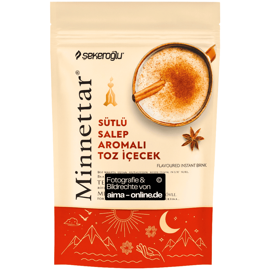 Sekeroglu - Pulvergetränk Mit Sahlep-geschmack, Sütlü Salep Aromali Icecek 200g