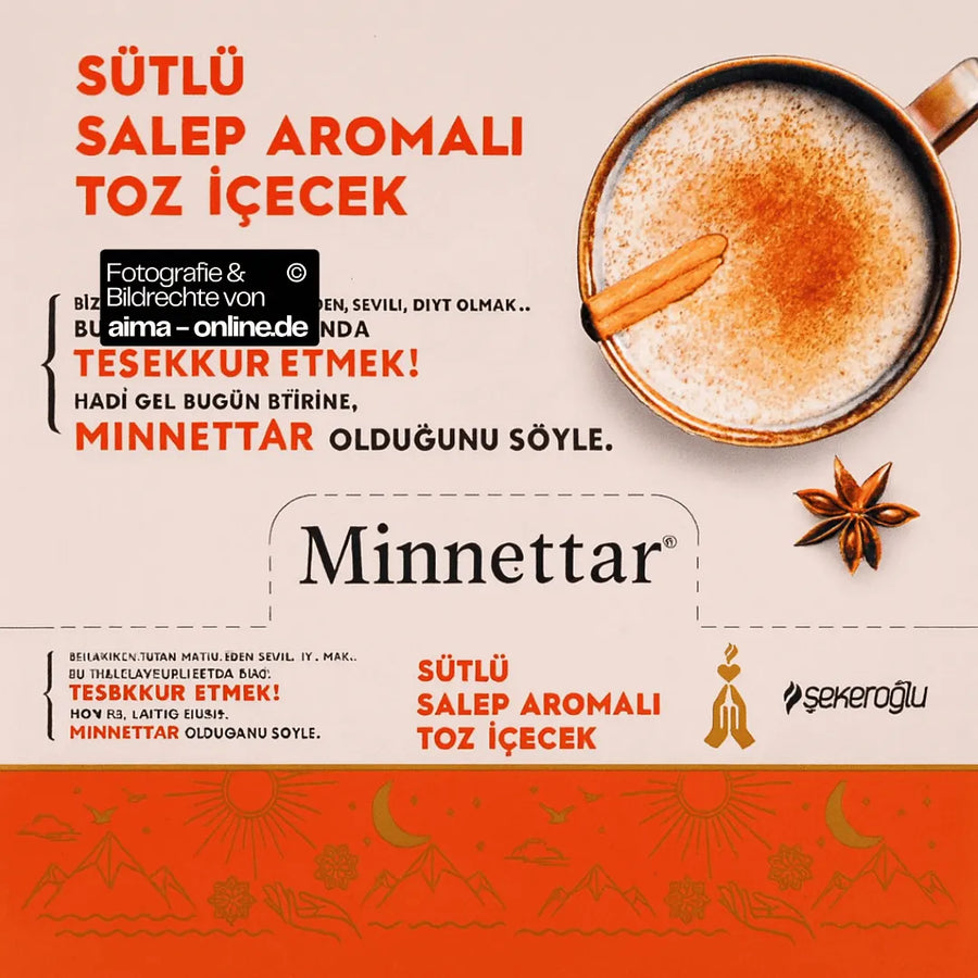 Sekeroglu - Pulverisi Getränk mit Milch-Salep-Aroma, Sütlü Salep Aromali Toz Icecek 204g