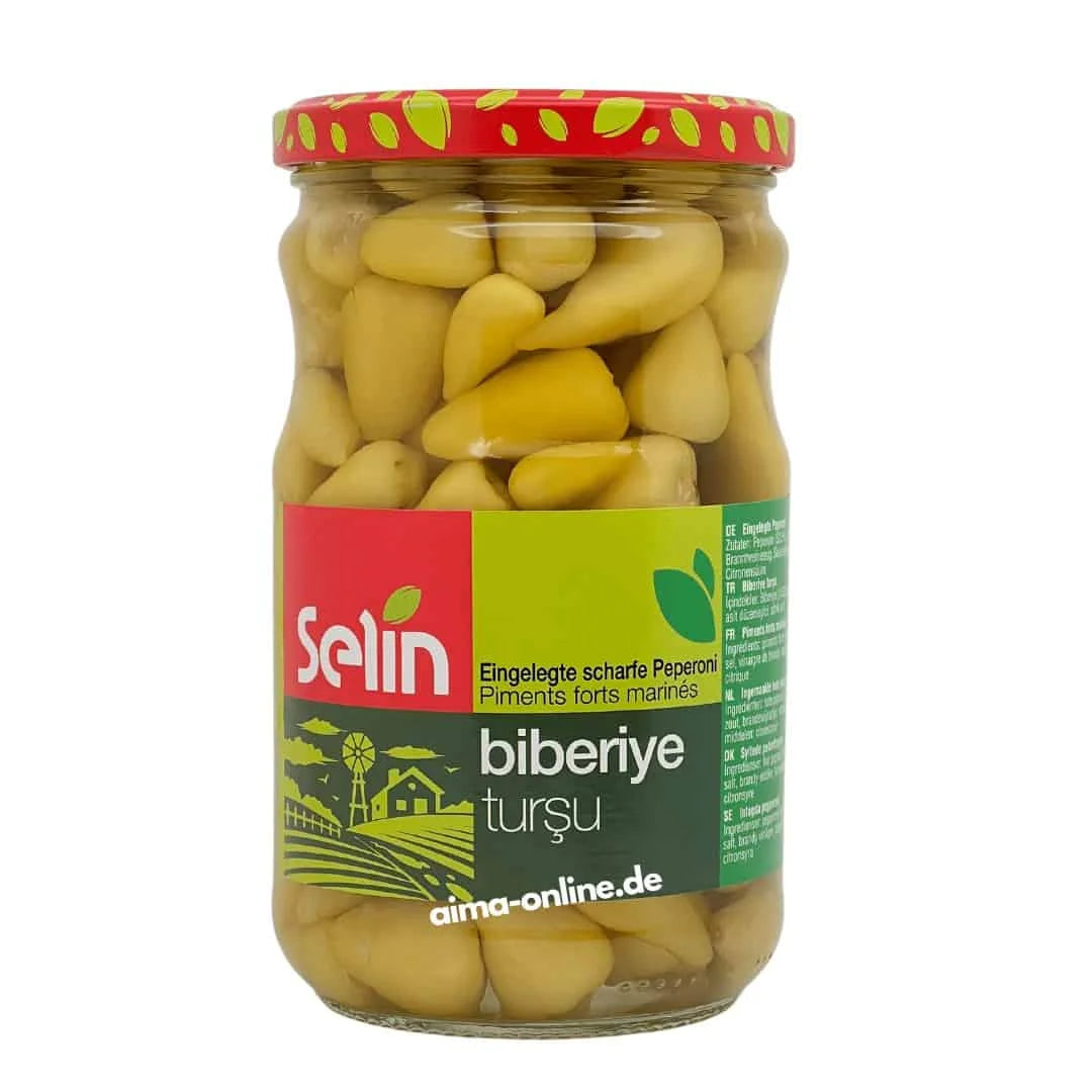 Selin Biberiye Tursusu Acı Biber Turşusu 580gr