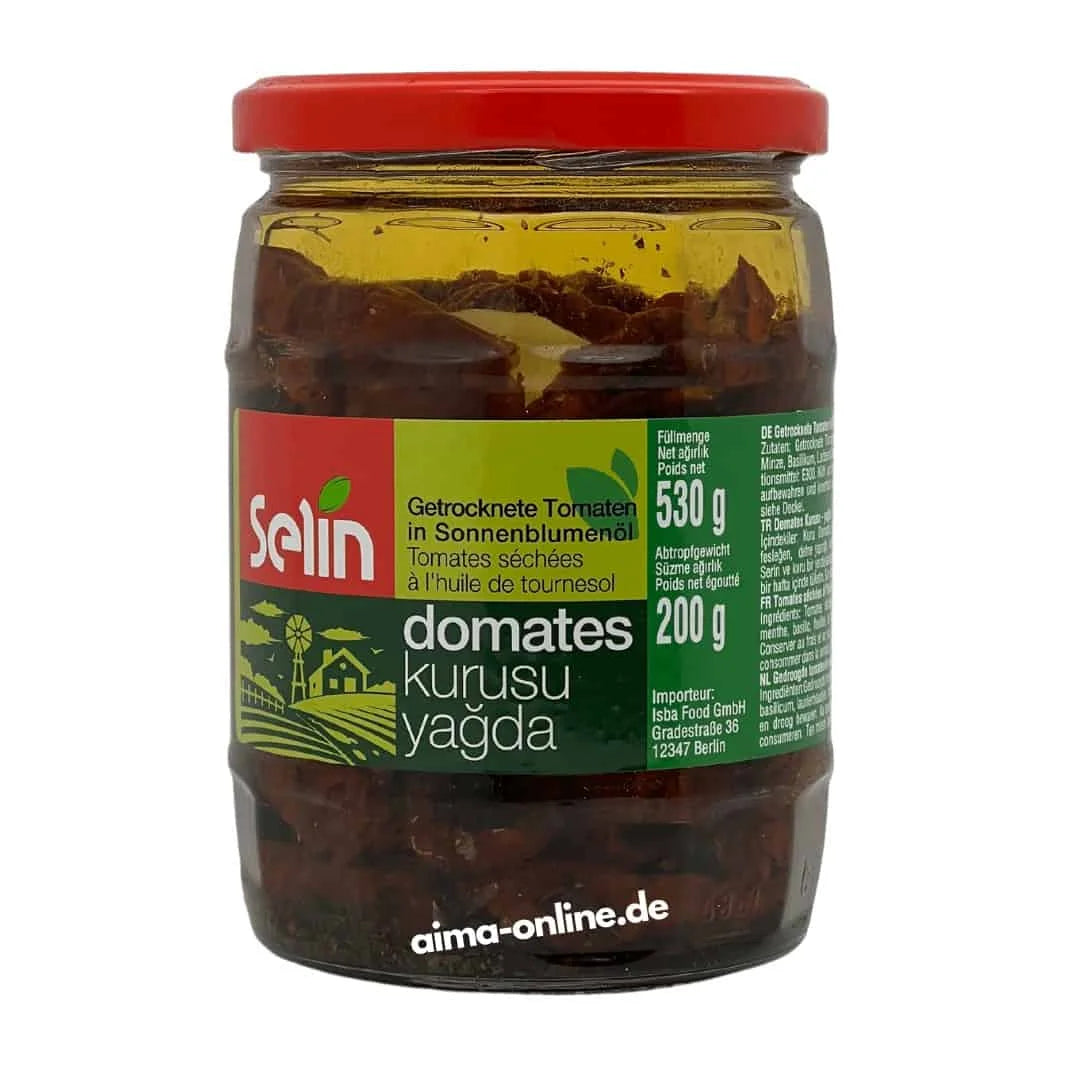 Selin kurutulmuş domates - Domates kurusu yagda 530gr